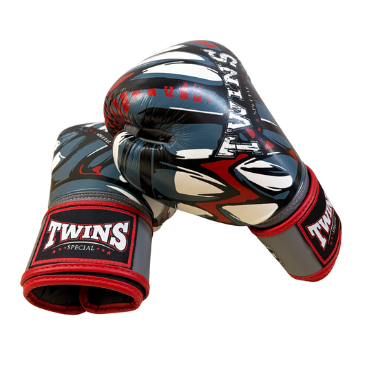 Twins Special Fancy Boxing Gloves FBGVL4-55/GY Demon