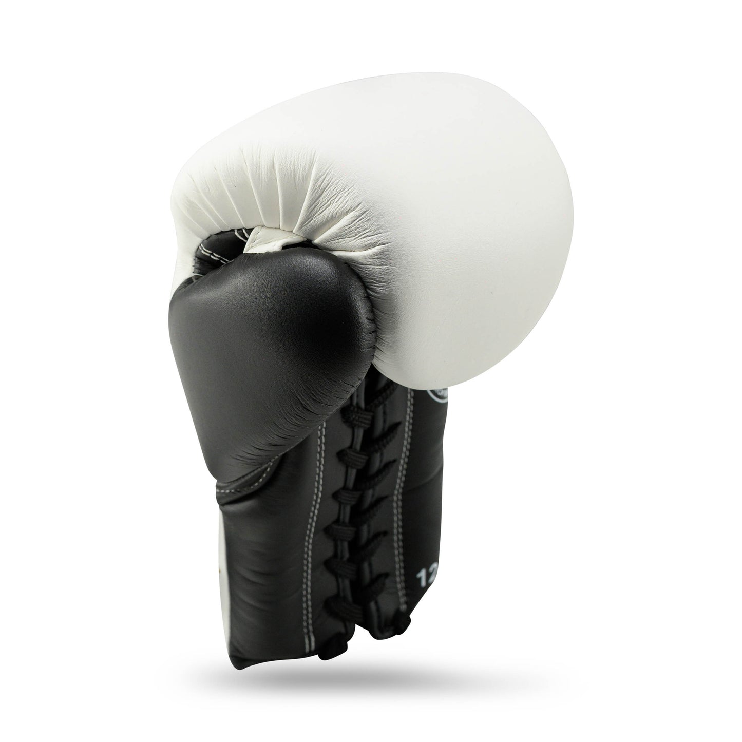 Blegend Boxing Gloves BGL221 Lace Up White Black