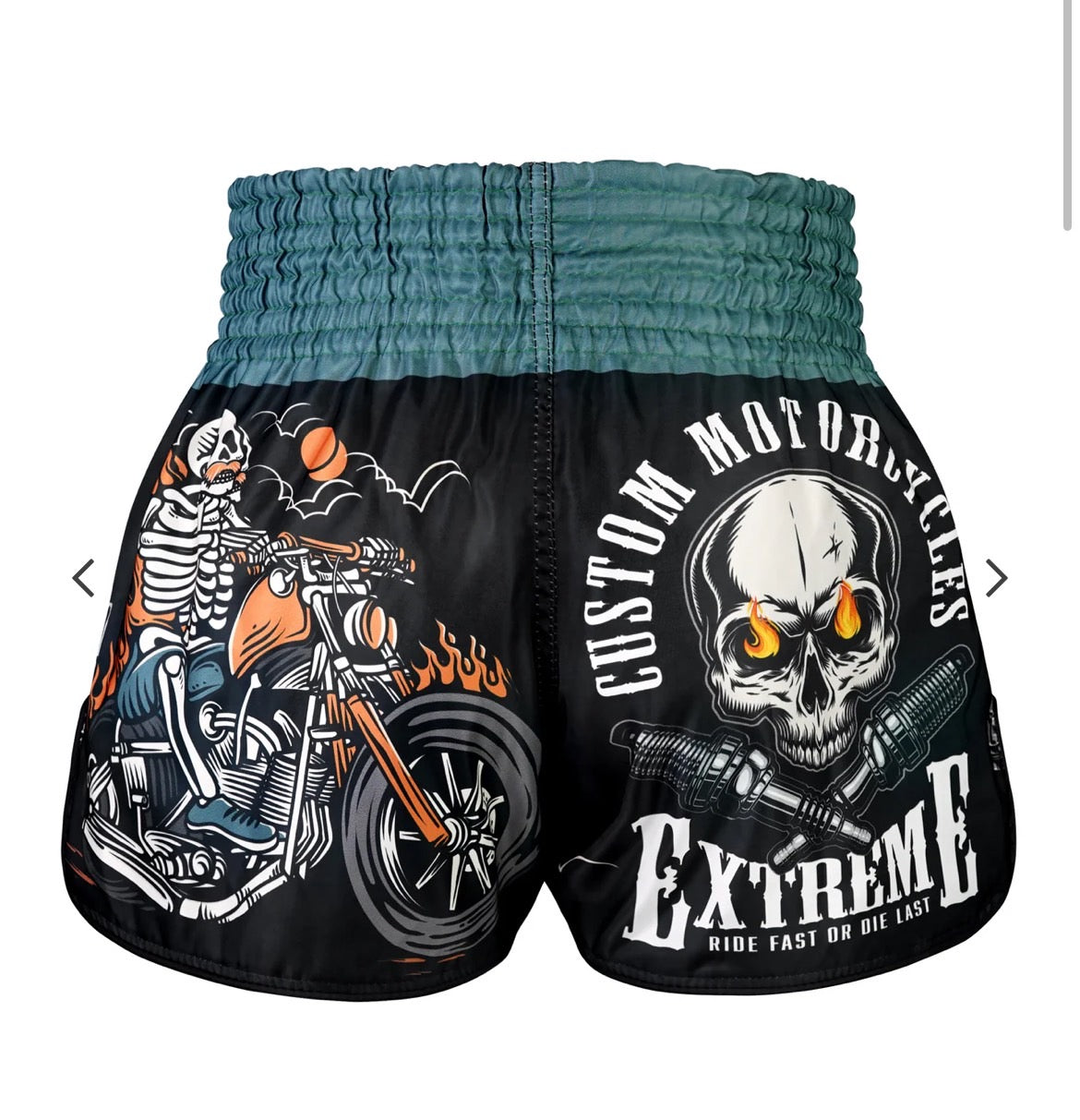 Tuff Muay Thai Shorts Tuf-RMS 109 Black