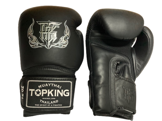 Top King Boxing Gloves "Super" TKBGSA Air Black N