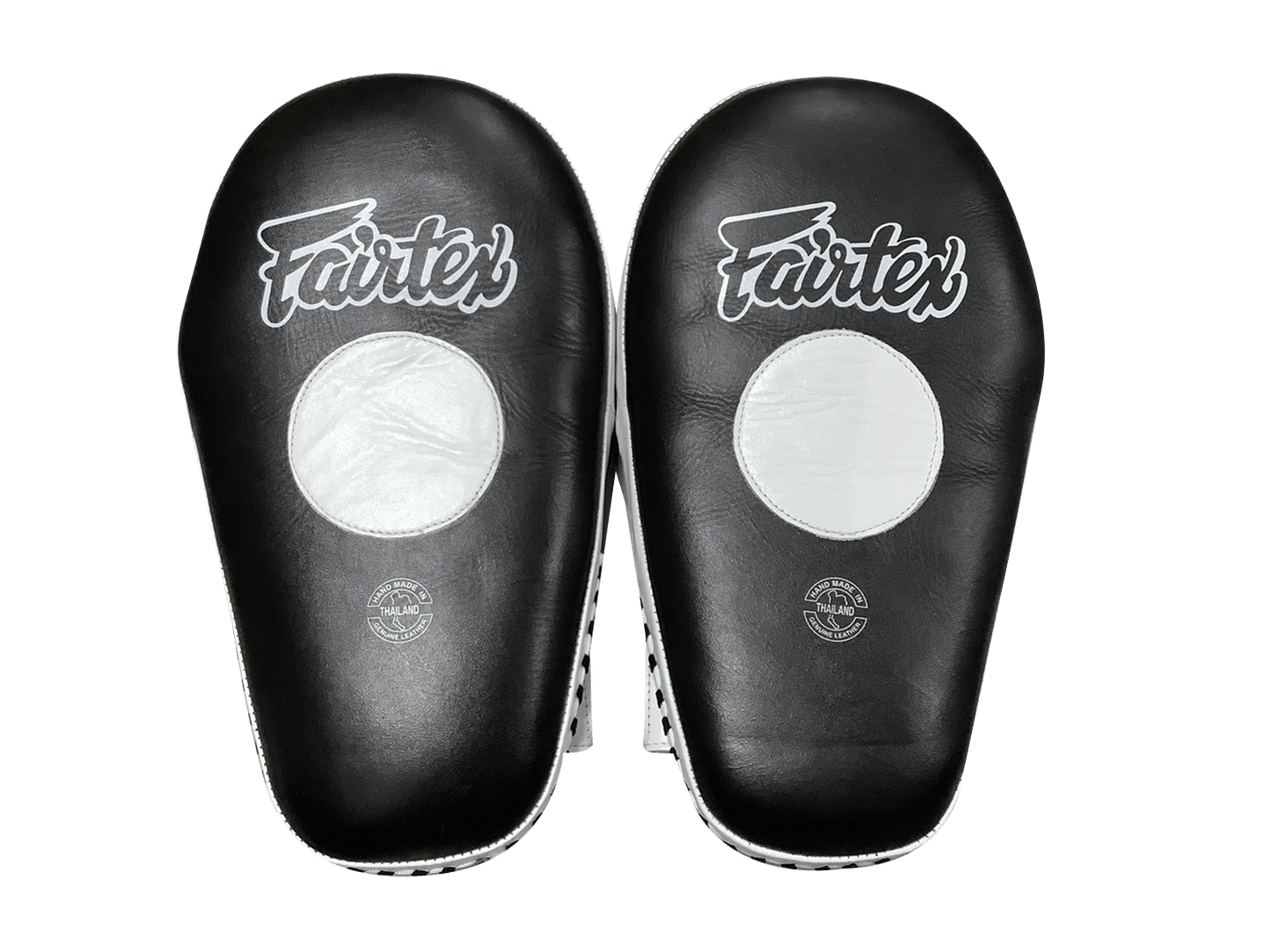 Fairtex Focus Mitts Pro Angular FMV8 White/Black Fairtex