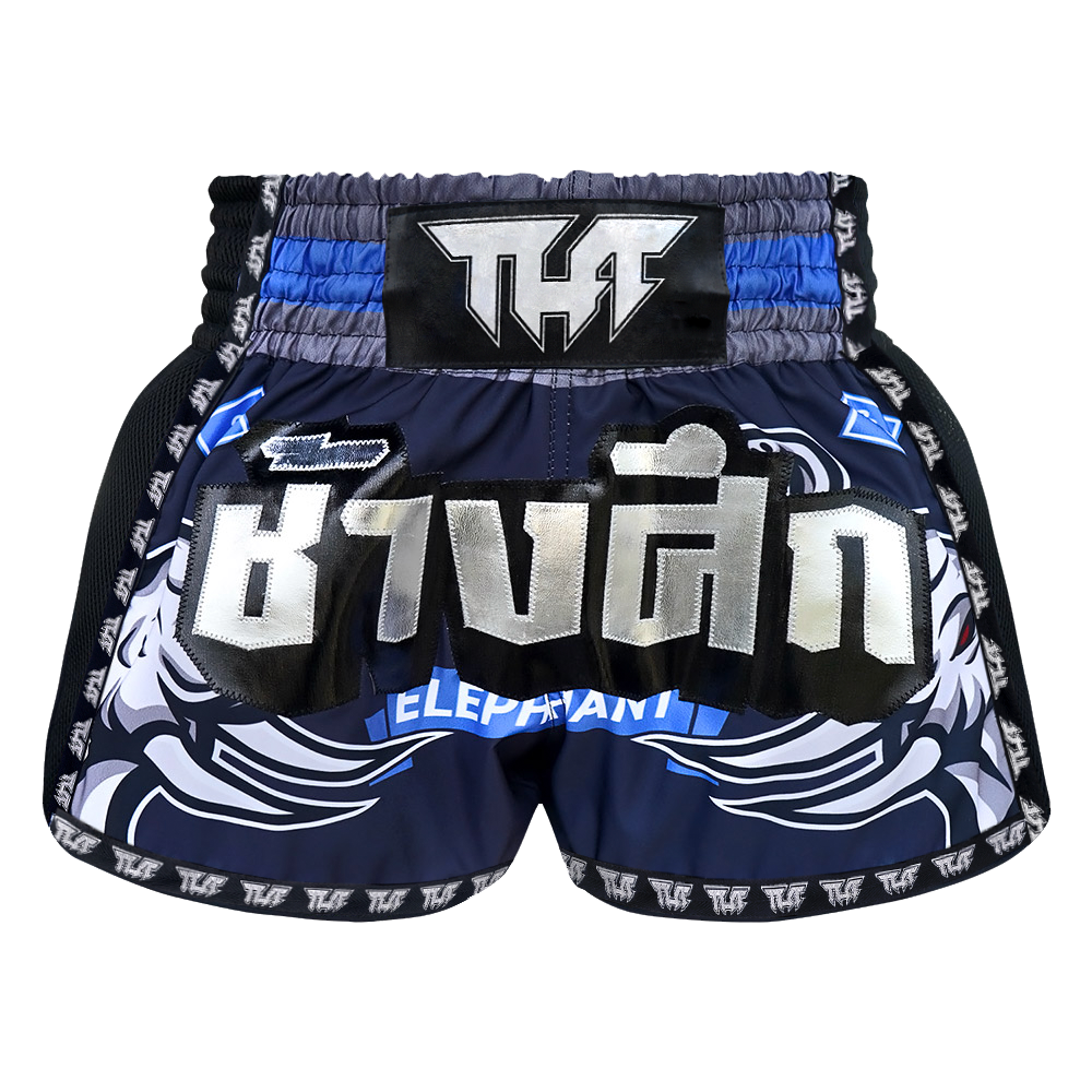 กางเกงมวยไทย TUF-MRS203 สีกรมท่า