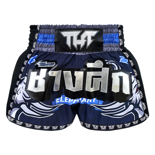 Tuff Muay Thai Shorts TUF-MRS203 Navy Blue
