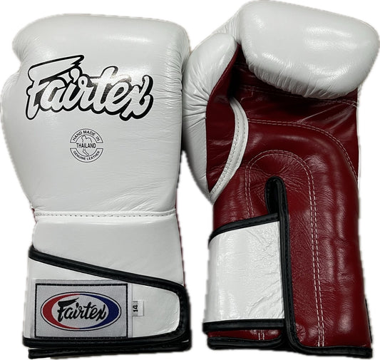 Fairtex Boxing Gloves BGV6 White Red