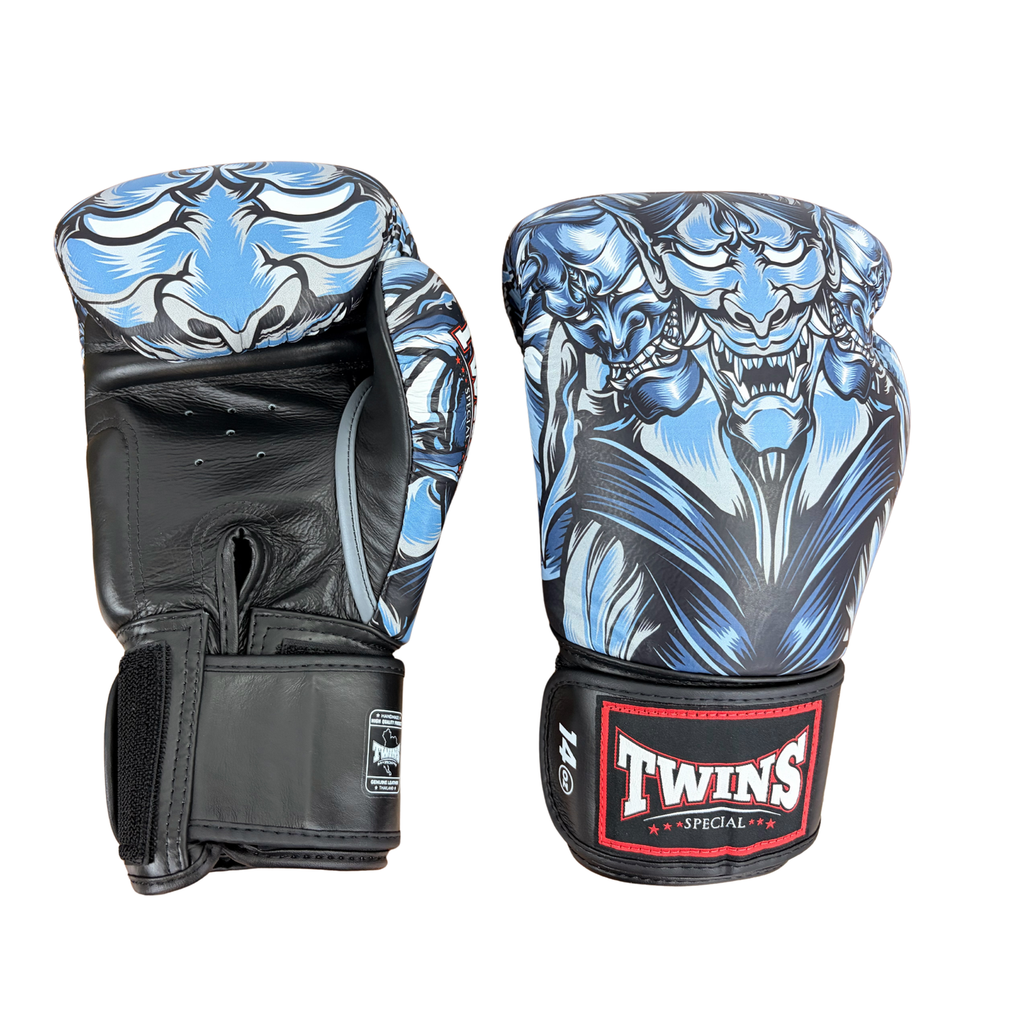 Twins Special Fancy Boxing Gloves FBGVL4-58 Grey Black