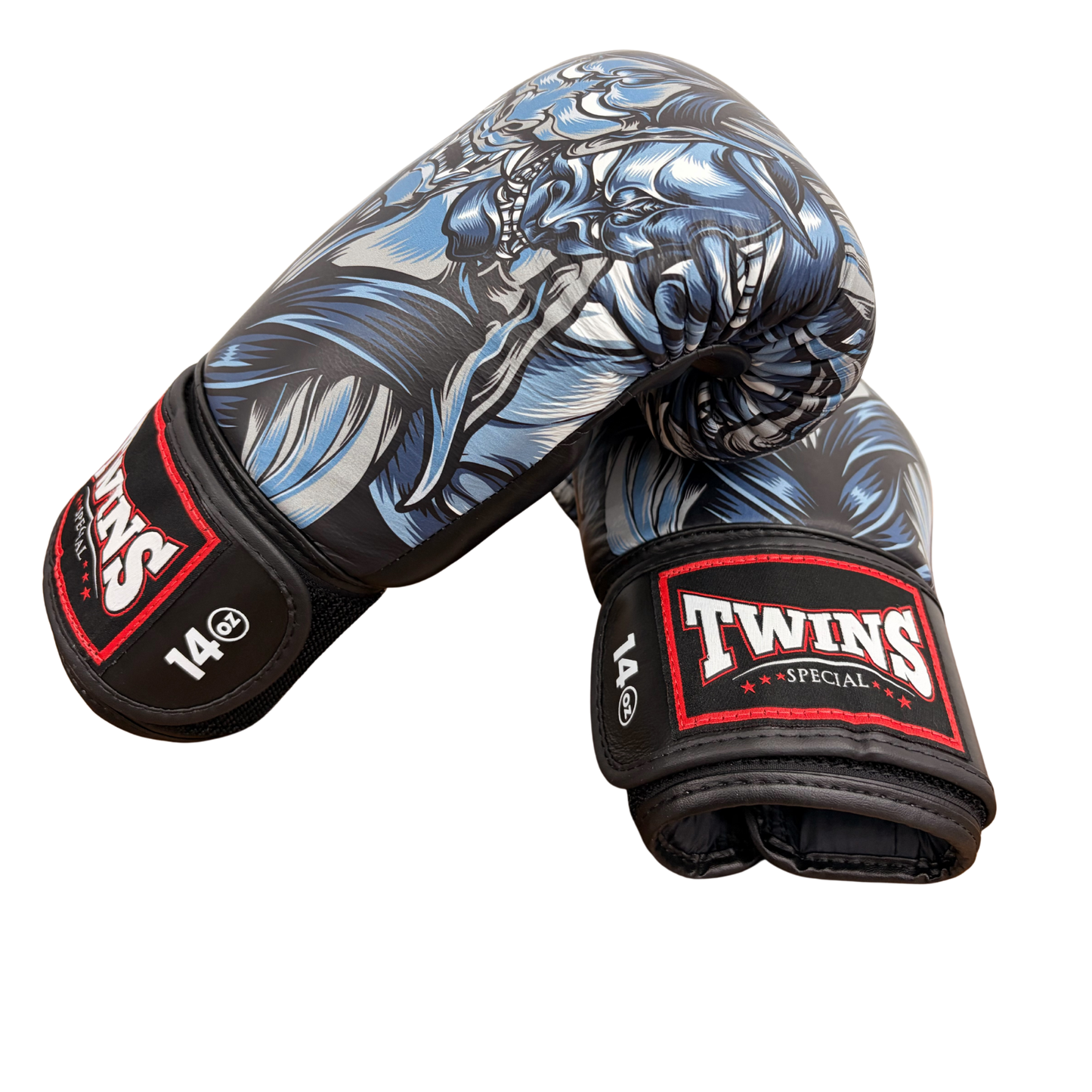 Twins Special Fancy Boxing Gloves FBGVL4-58 Grey Black