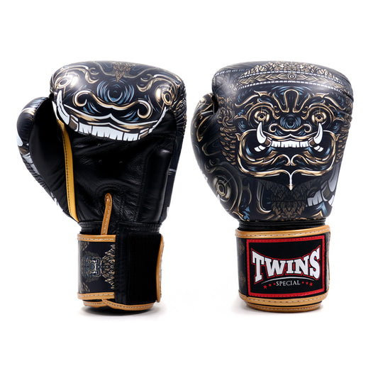 Twins Special Fancy BOXING GLOVES FBGVL4-63 Black