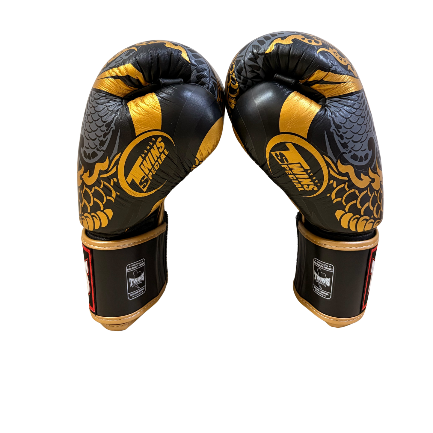 Twins Special Fancy Boxing Gloves FBGVL4-52 Gold Black