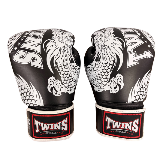 Twins Special Fancy FBGVL4-49 White/Black BOXING GLOVES