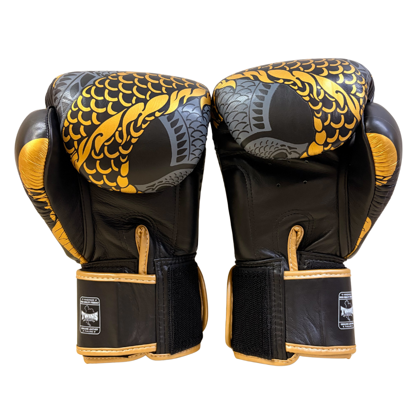 Twins Special Fancy Boxing Gloves FBGVL4-52 Gold Black