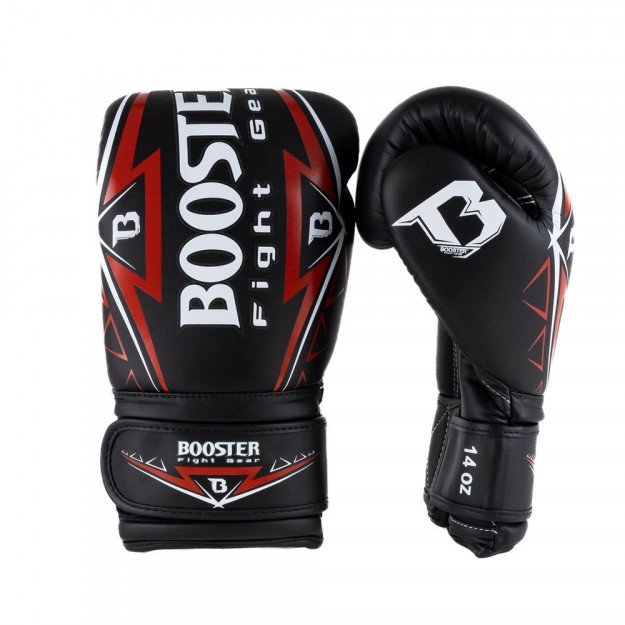 Booster Boxing Gloves WAR SERIES Black Red