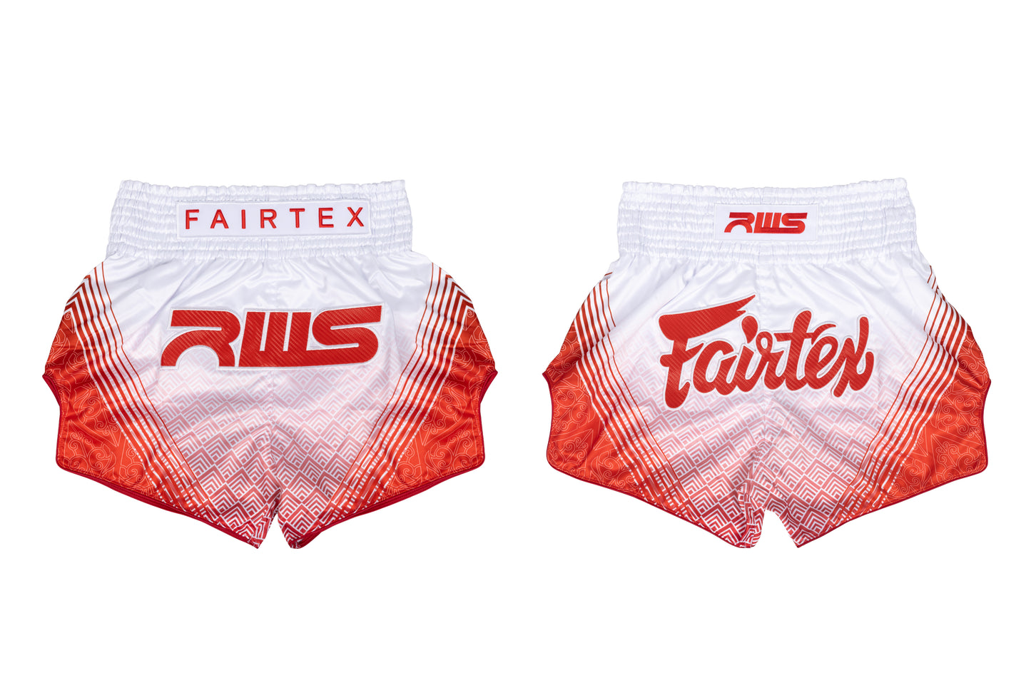Fairtex X RWS Muaythai Short RWS02 White