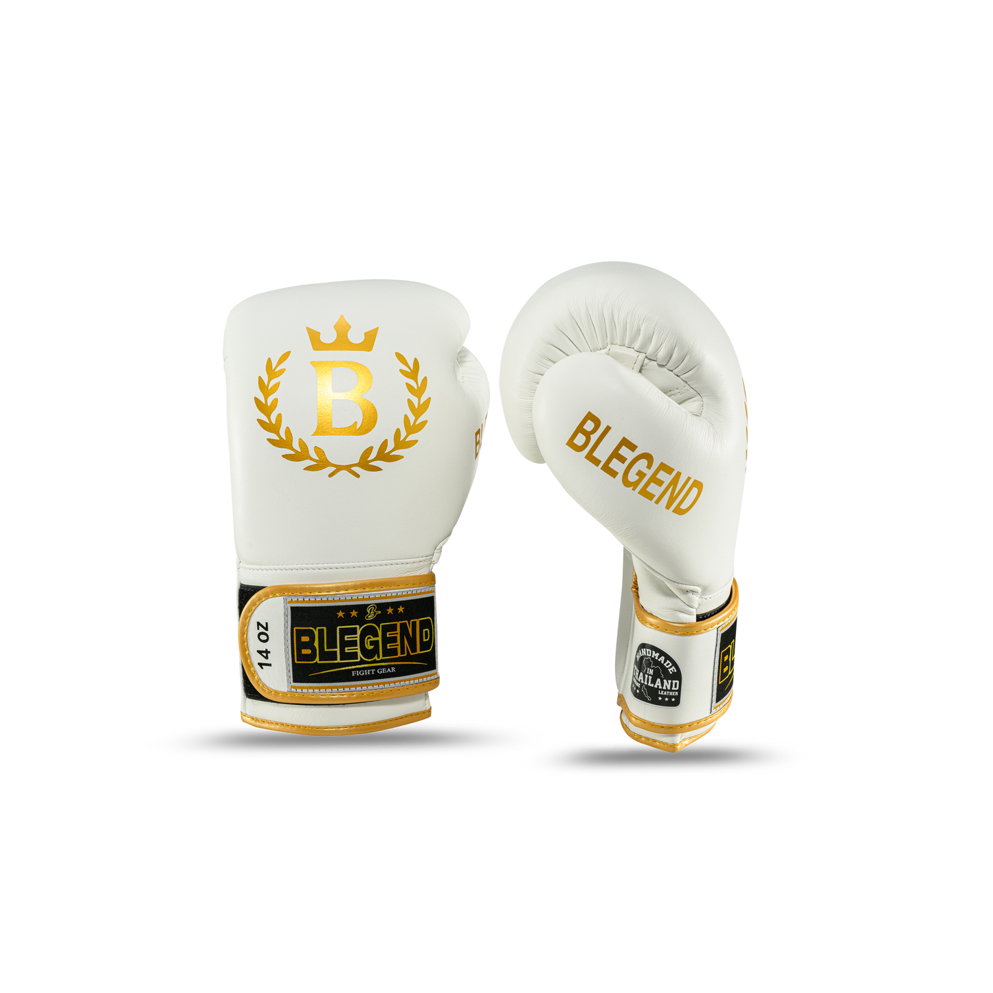 Blegend  Boxing Gloves BGR White