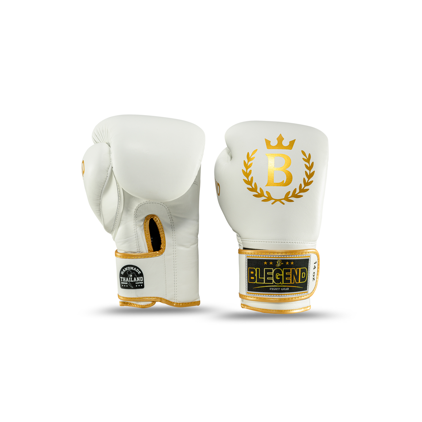 Blegend  Boxing Gloves BGR White
