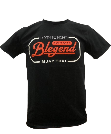 Blegend Muay Thai, Boxing T-shirt  Rebin Black