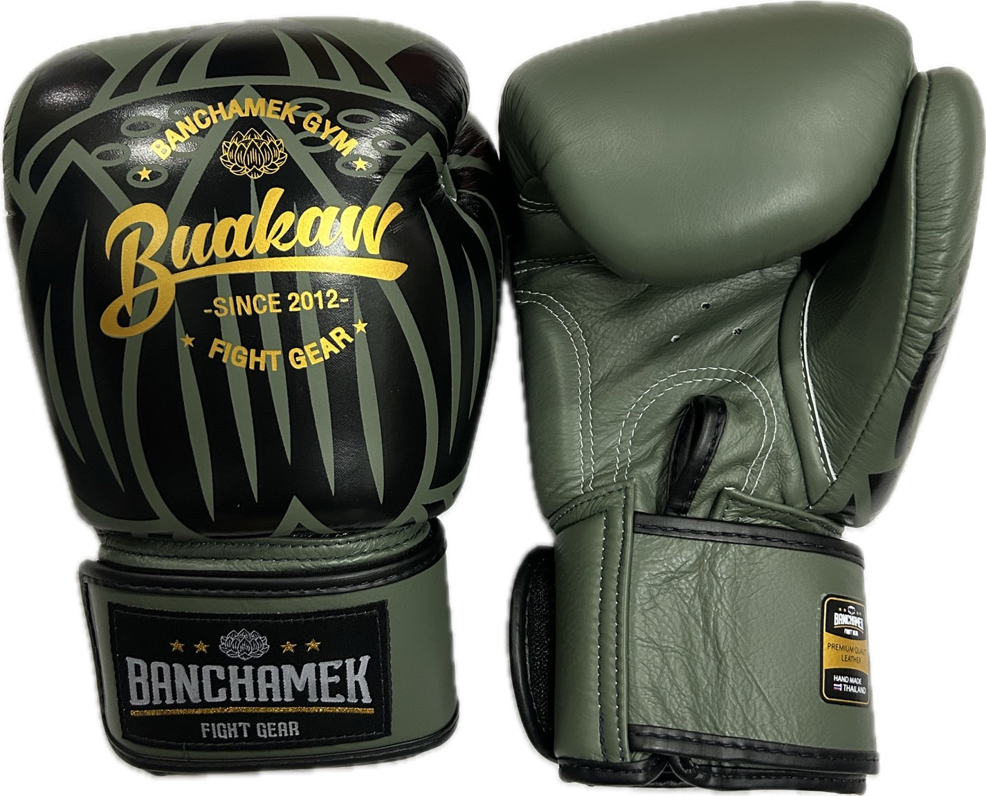 Buakaw Boxing Gloves BGL-UL1 Olive Black