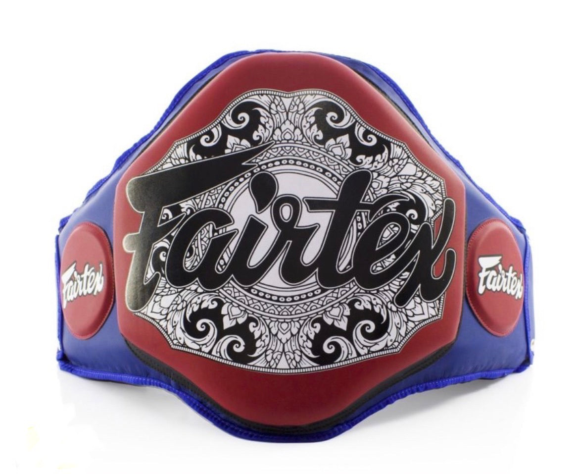 Fairtex Belly Pad BPV3 Blue Red Light Weight