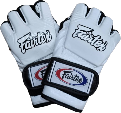 Fairtex Boxing Gloves MMA FGV12 White Black