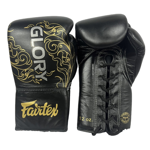Buy Online for Fairtex Boxing Gloves BGLG3 Lace Up Black gold at