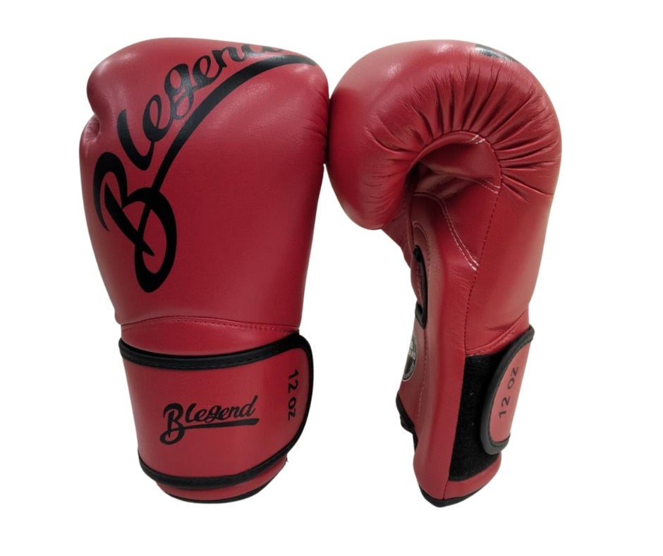 Blegend Boxing Gloves BGL32 Ultimate Velcro Red Black