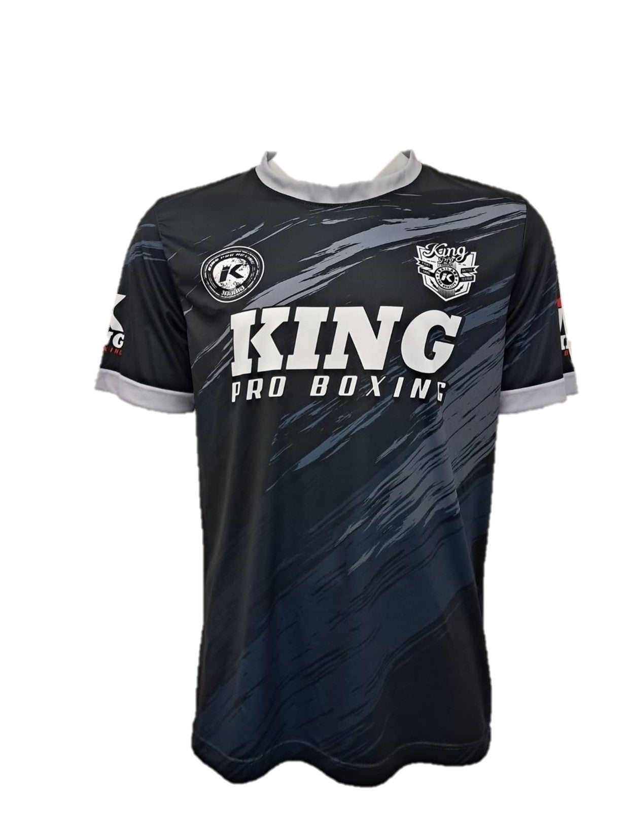 King Pro Boxing T-shirt New Wave Black