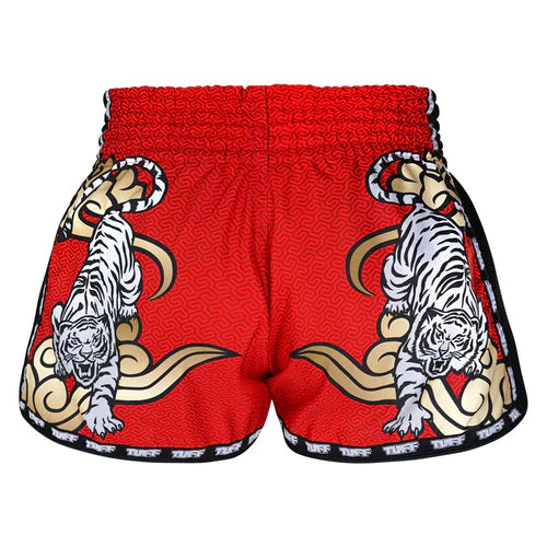 กางเกงมวยไทย Tuff-MRS301 สีแดง