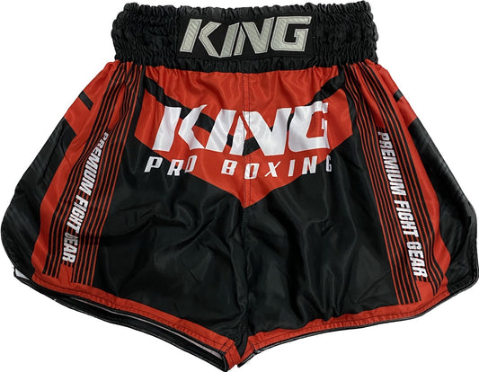 King Pro Boxing Shorts KPB Starr Black Red