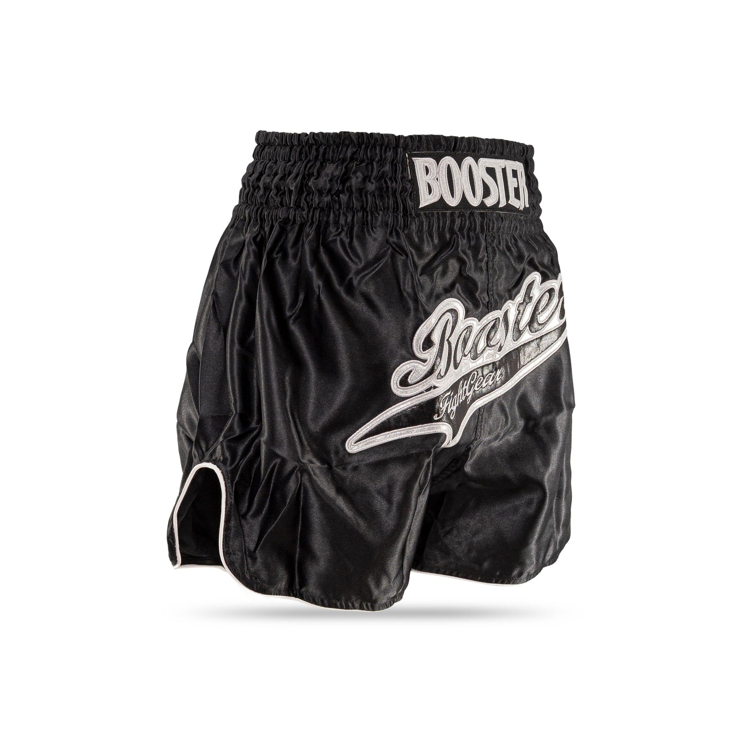 Booster Fight Gear Boxing Shorts TBT Thunder Black Silver