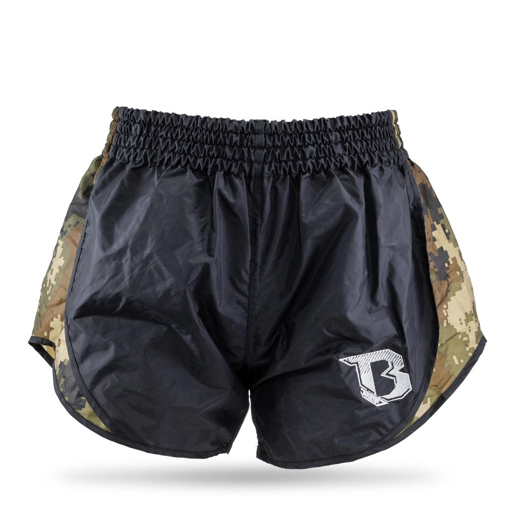 BOOSTER SHORTS Retro Hybrid BL/Camo Green