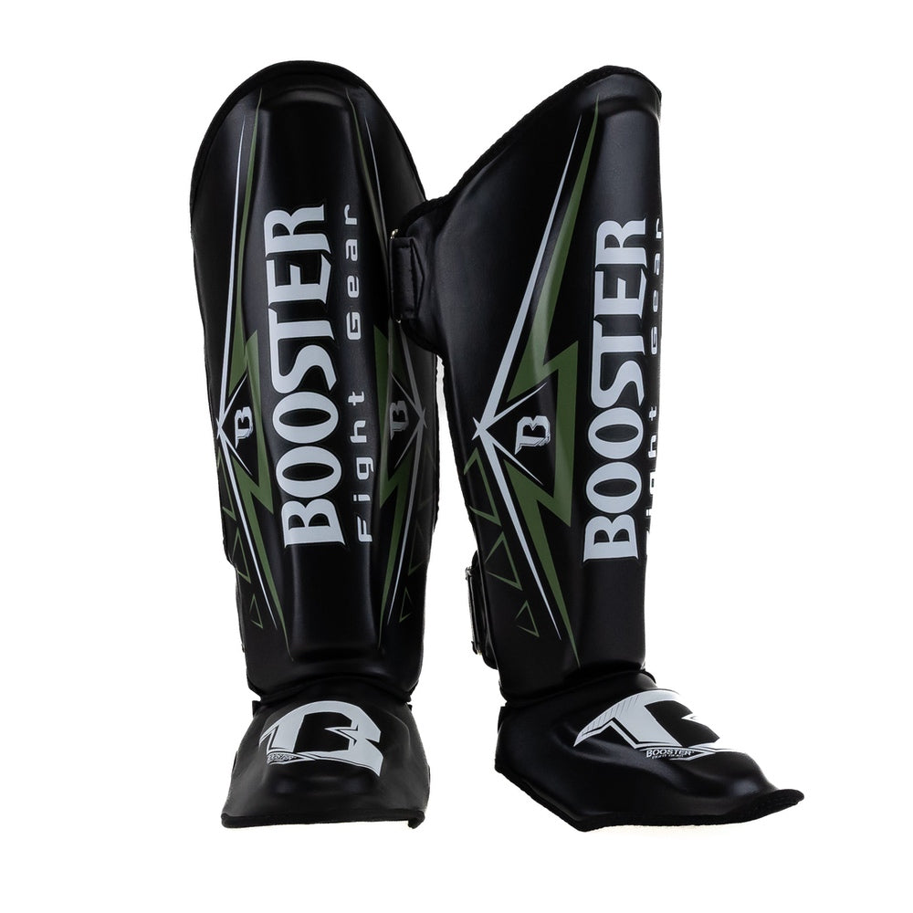Booster Shin Guards WAR SERIES BK/MIL