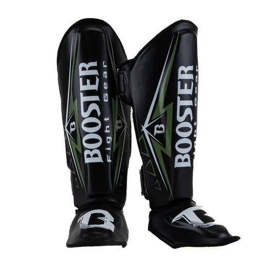 Booster Shin Guards WAR SERIES BK/MIL