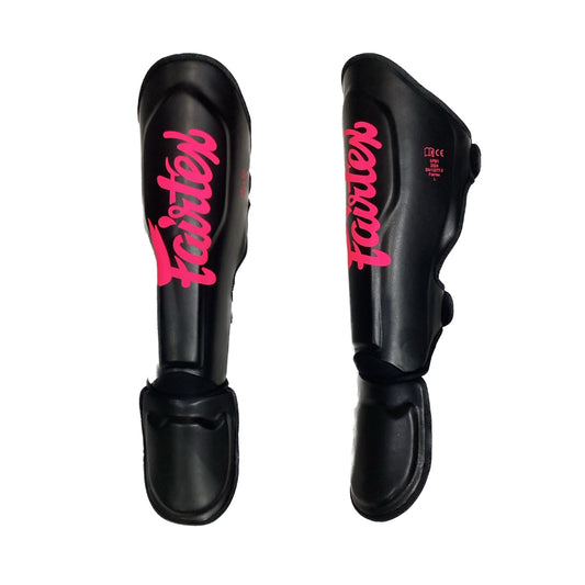 Booster X Fairtex  Muay Thai Shin Guards SPB1 Black Pink