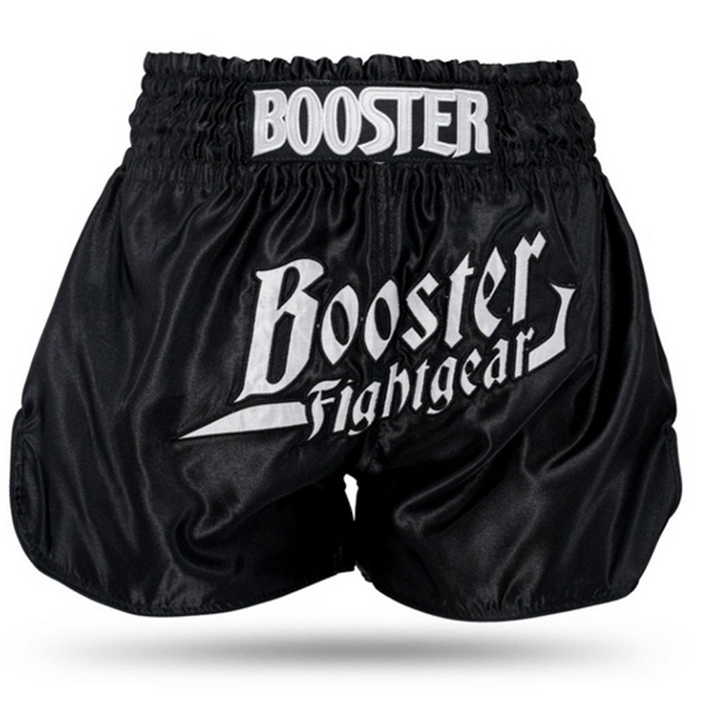 Booster Fight Gear Boxing Shorts TBT Thunder Black White – SuperExportShop