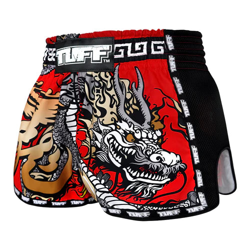 กางเกงมวยไทย TUF-MRS205-Red