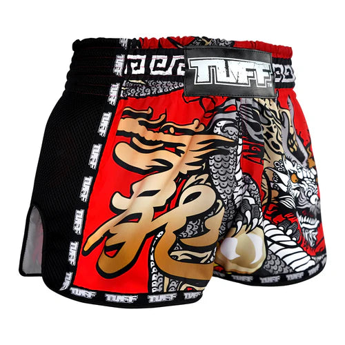 กางเกงมวยไทย TUF-MRS205-Red