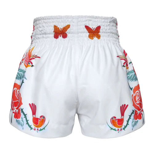 กางเกงมวยไทย TUF-MS618 WHT