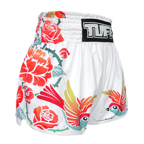 กางเกงมวยไทย TUF-MS618 WHT