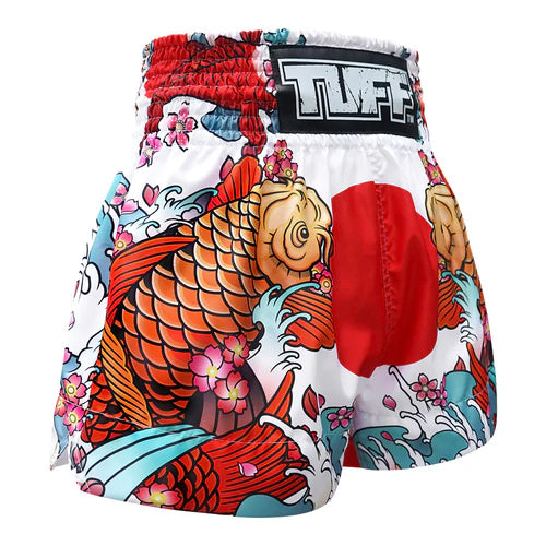 กางเกงมวยไทย TUF-MS637 WHT