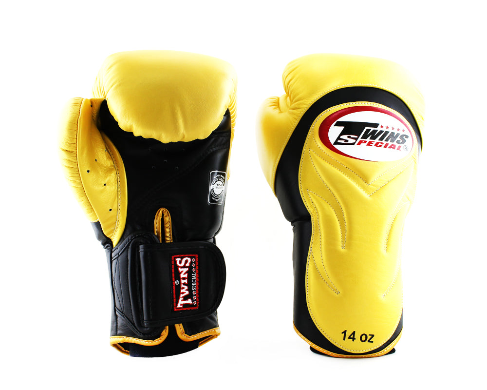 Twins Special bgvl6 สีดำ/ทอง BOXING GLOVES