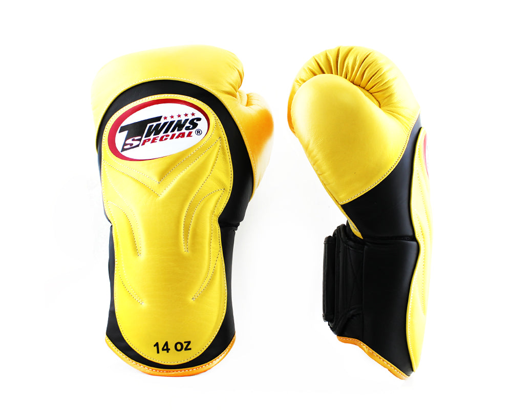 Twins Special bgvl6 สีดำ/ทอง BOXING GLOVES