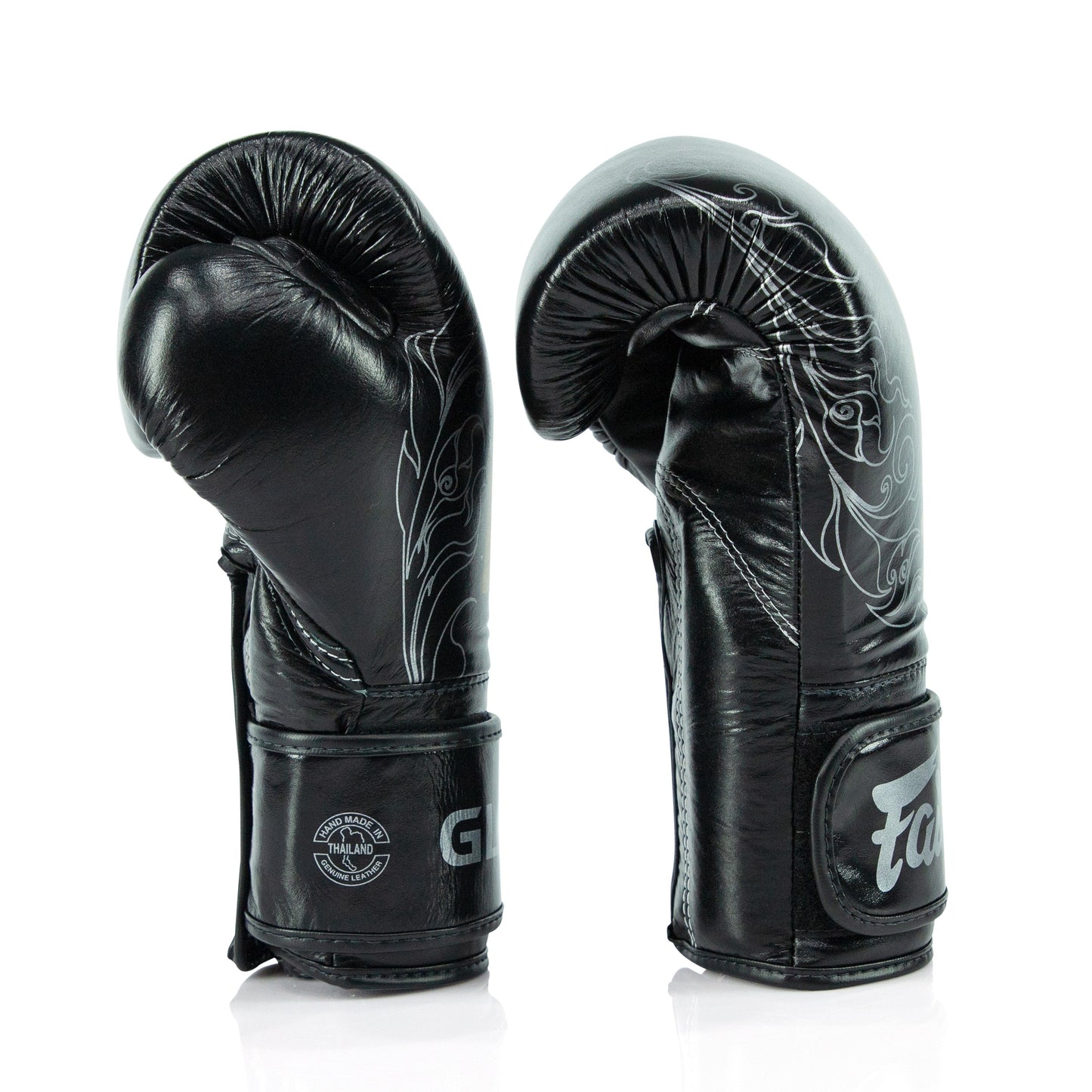 Fairtex Boxing Gloves GLORY BGVG3 Valco Black Silver