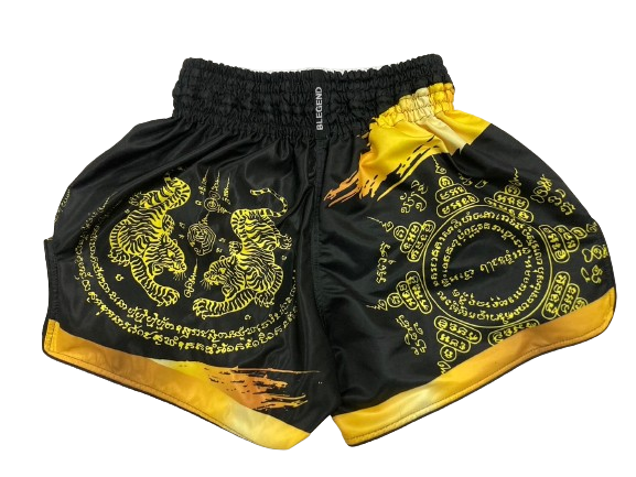 Blegend Boxing Shorts Gold Tiger