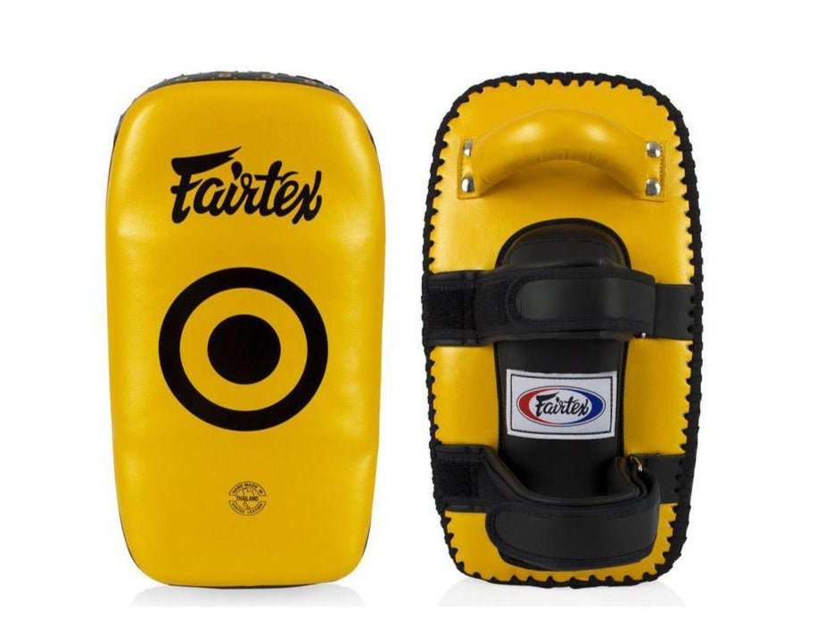 Fairtex Kicking Pads KPLC5 STD Gold/Black Thai Pads