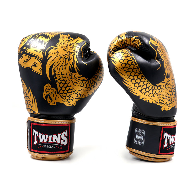 Twins Special Fancy  FBGVL4-49 GOLD/BLACK  BOXING GLOVES