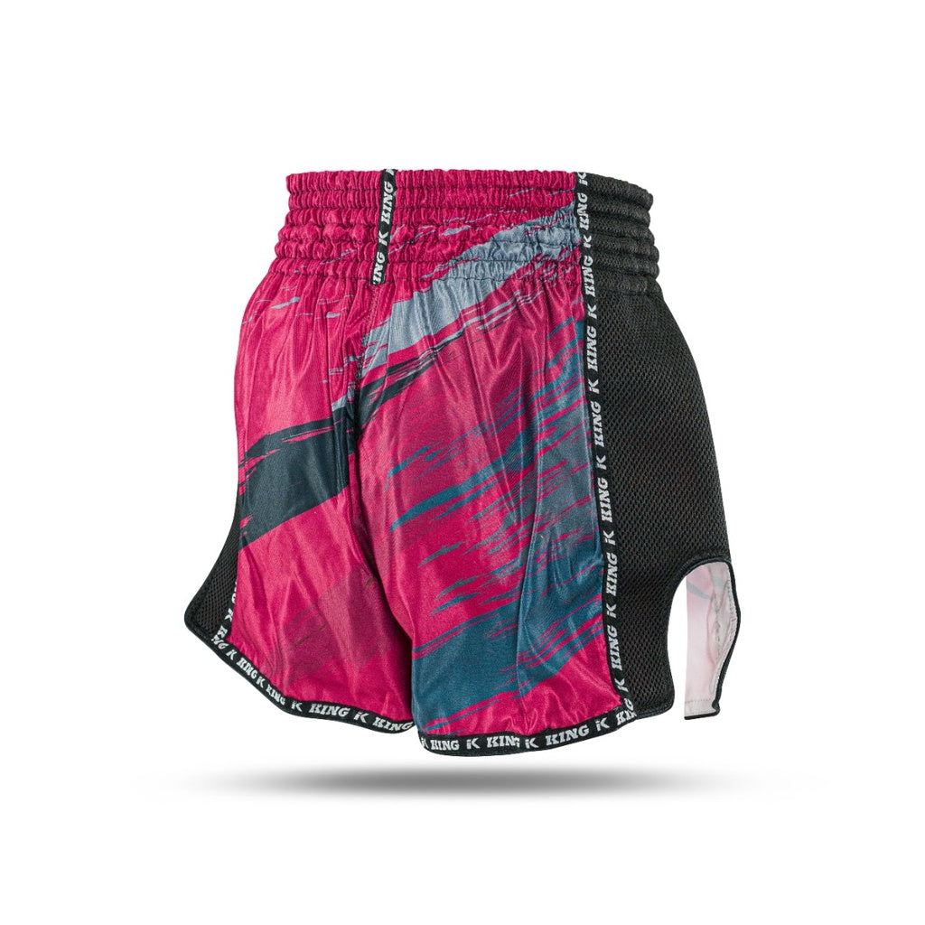 King Pro Boxing Shorts New Wave Red