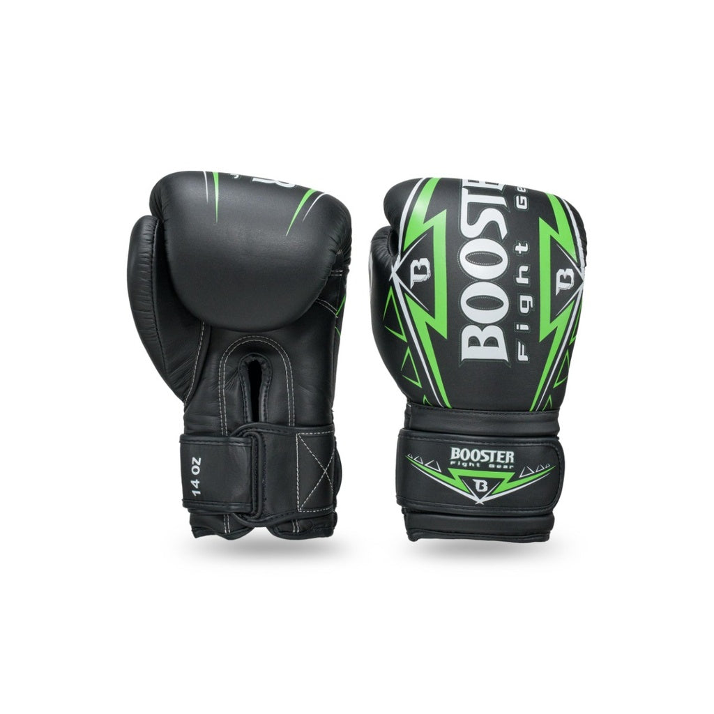 Booster Boxing Gloves WAR SERIES Black Green