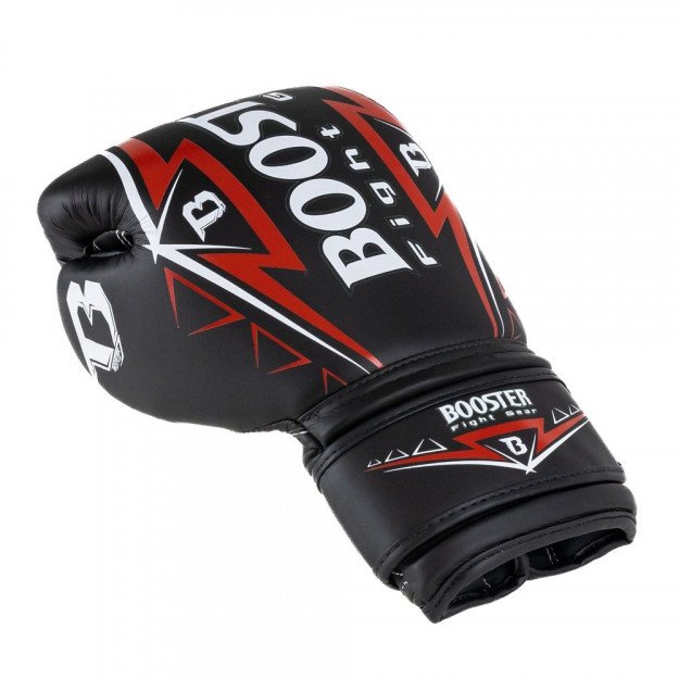 Booster Boxing Gloves WAR SERIES Black Red