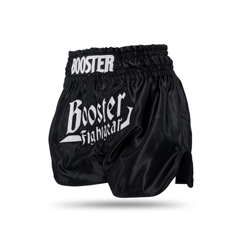 Booster Fight Gear Boxing Shorts TBT Thunder Black White