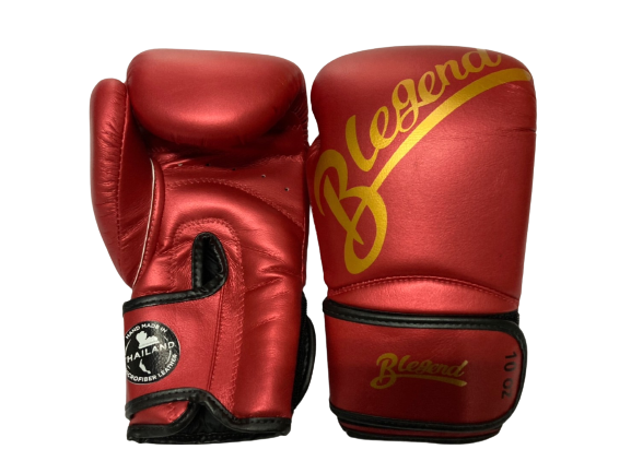 Blegend Boxing Gloves BGL32 Ultimate Velcro Red Gold