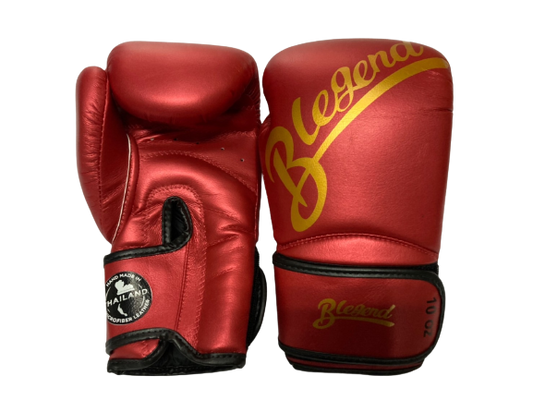 Blegend Boxing Gloves BGL32 Ultimate Velcro Red Gold